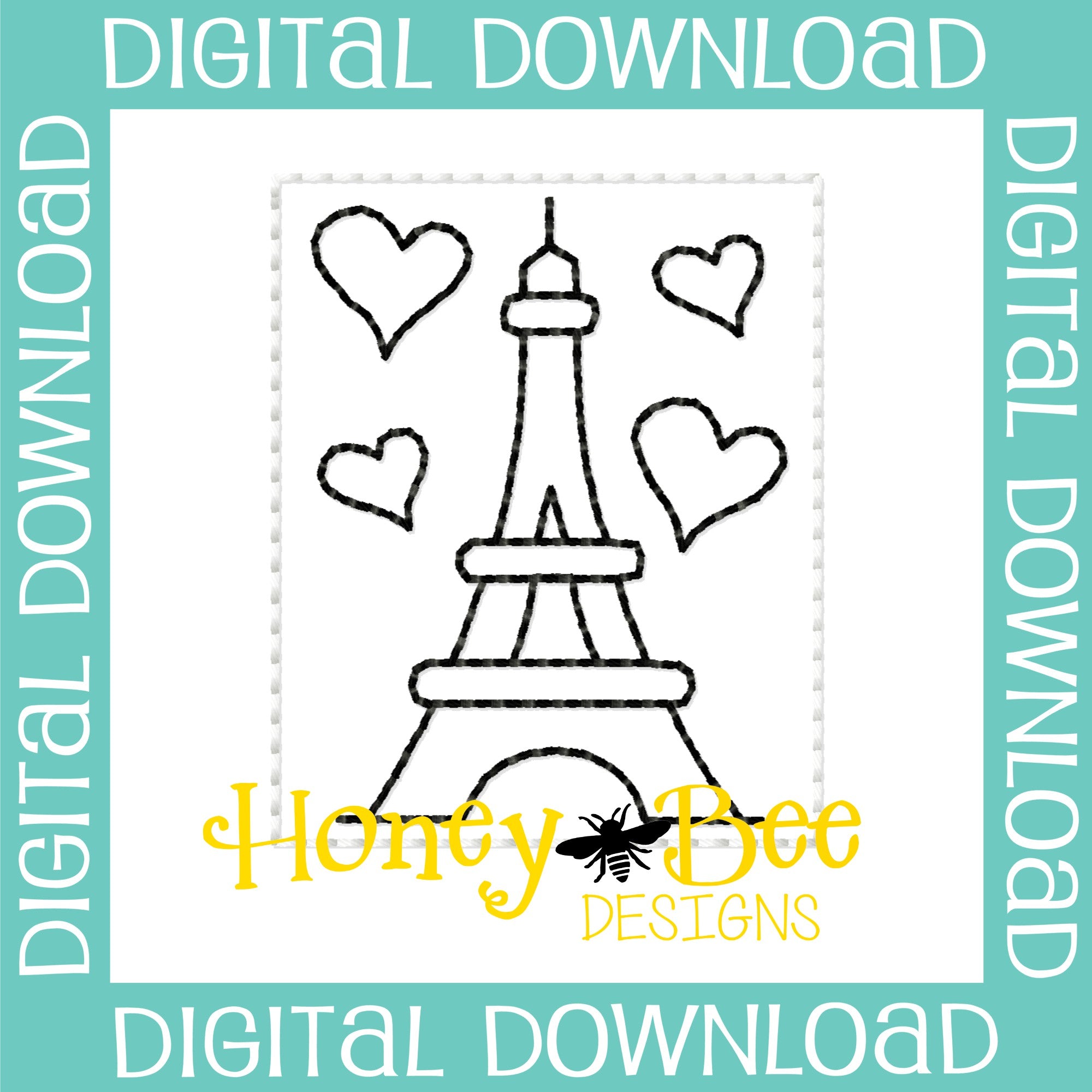 Eiffel Tower Feltie File