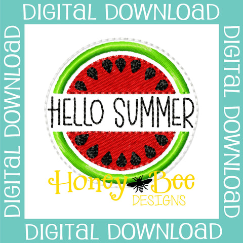 Hello Summer Feltie File