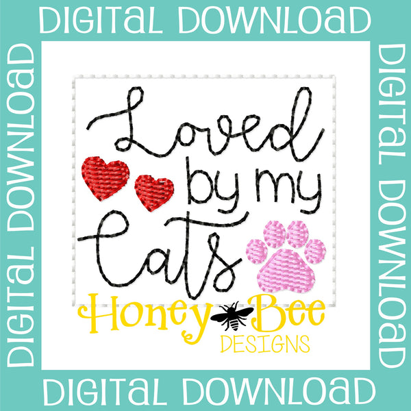 Loved by my Cats Feltie File