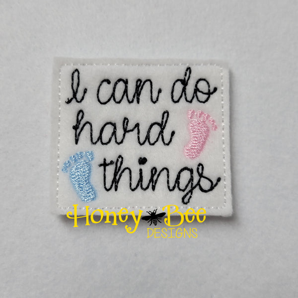 I Can Do Hard Things Feltie File