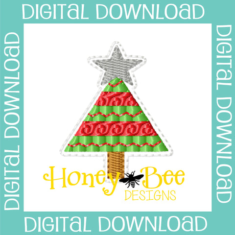 Christmas Tree Feltie File