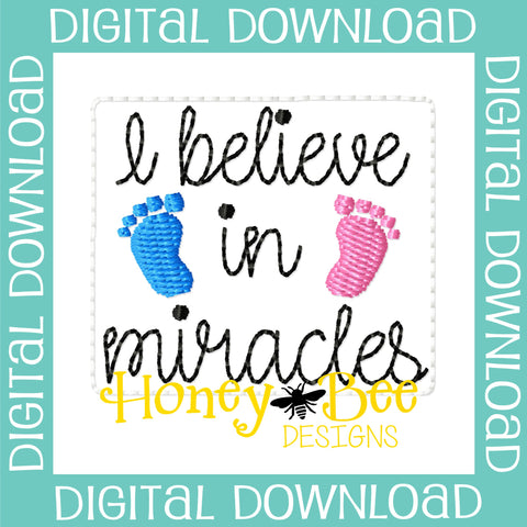 I Believe in Miracles Feltie File