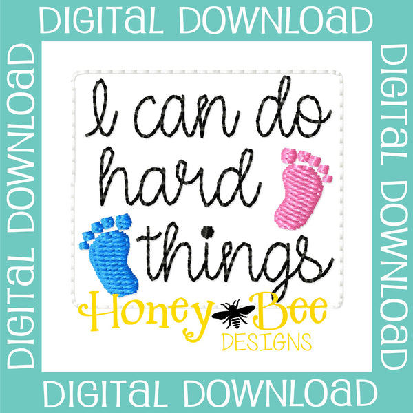 I Can Do Hard Things Feltie File