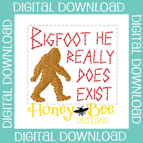 Bigfoot He Exist Feltie File