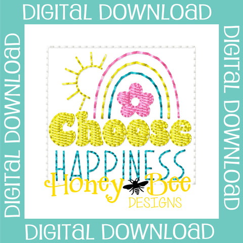 Choose Happiness Feltie File