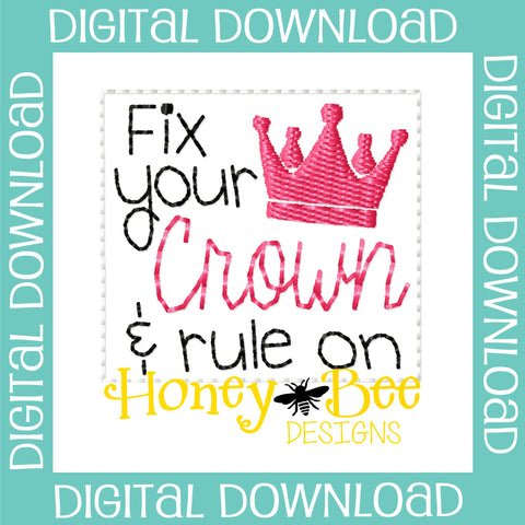 Fix Your Crown Feltie File