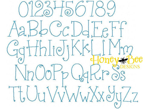 Quirky Embroidery font