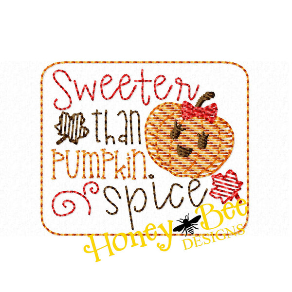 Sweeter Than Pumpkin Spice Feltie File