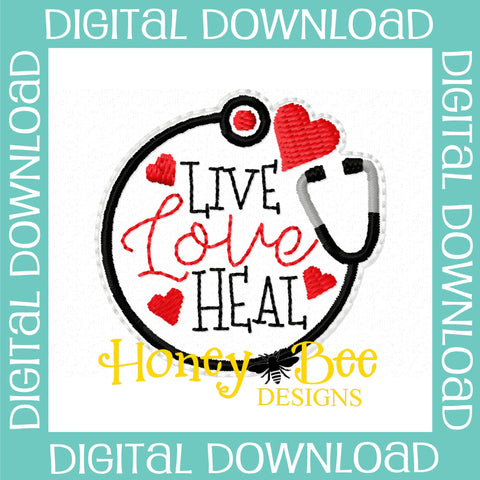 Live Love Heal Feltie File